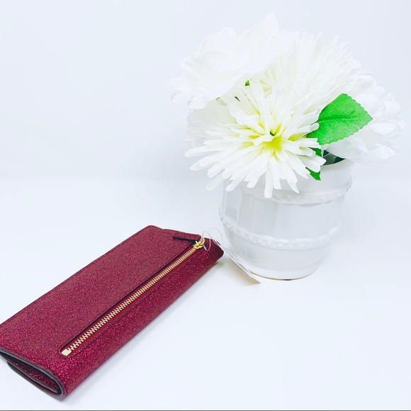 🔽Michael kors giftables flat wallet cranberry new - Picture 3 of 6